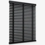 Ahşap Jaluzi Perde 50 mm – Siyah